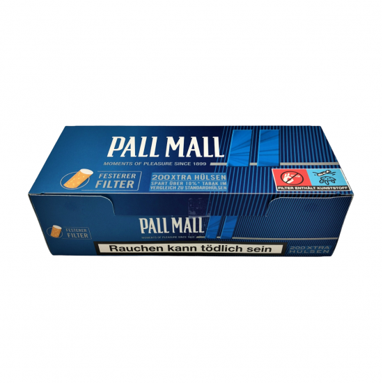 Pall Mall Blue Extra 200 Cumpara online tuburi tigari pentru injectat